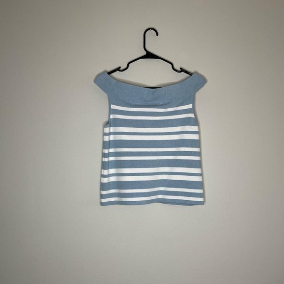 Vintage 90's/Y2K Liz Claiborne Off-the-Shoulder Top, Size XL - Picture 3 of 3